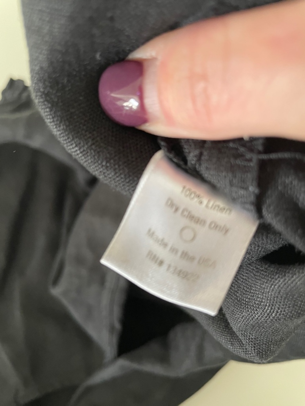 Emerson Fry Black Linen Tank Top Minimalist Tank Blouse Black - Picture 4 of 7